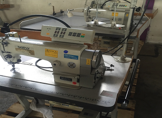 Photo of an Brother Exedra computer controlled single needle industrial sewing machine Industrial Sewing Machines