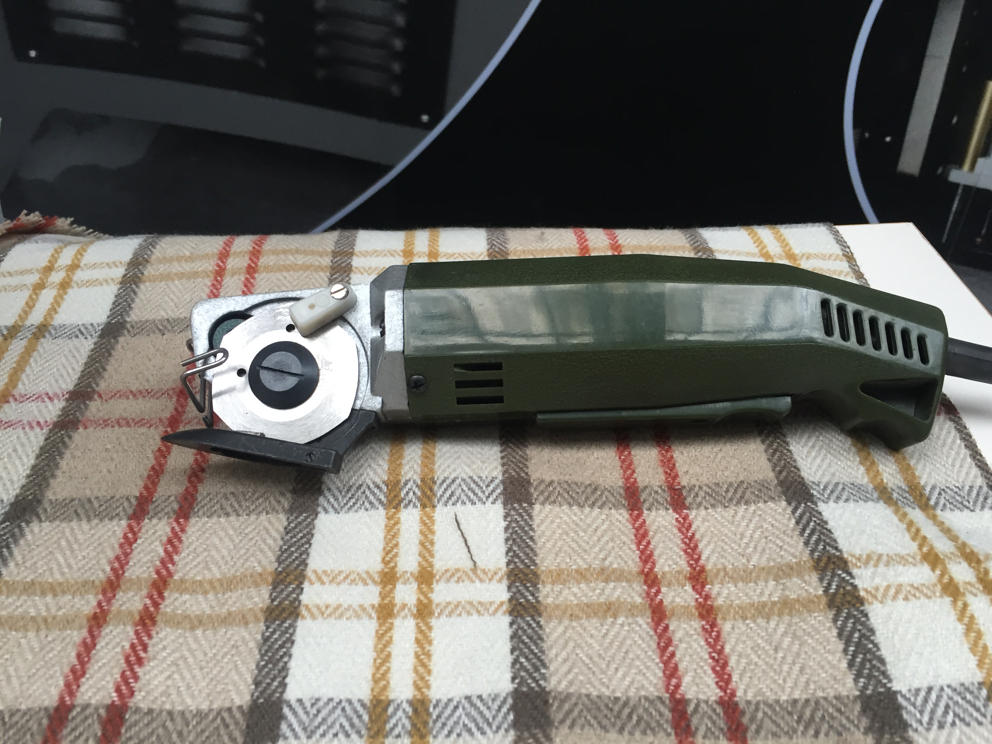 Photo of an DCR RKC50- Round Knife Cutter 50mm Blade Industrial Sewing Machines