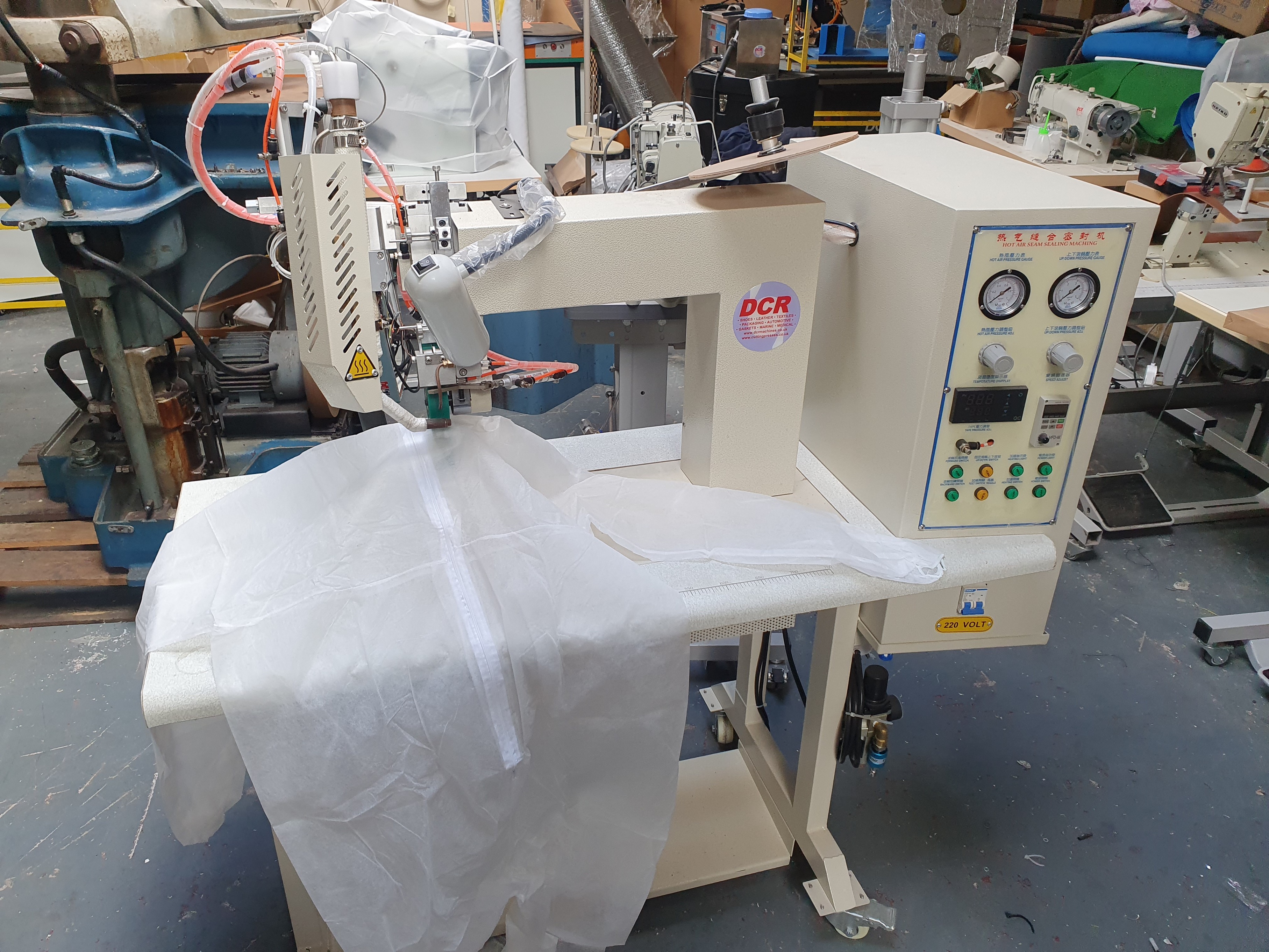 Photo of an DCR HASS- HOT AIR SEAM SEALING MACHINE Industrial Sewing Machines