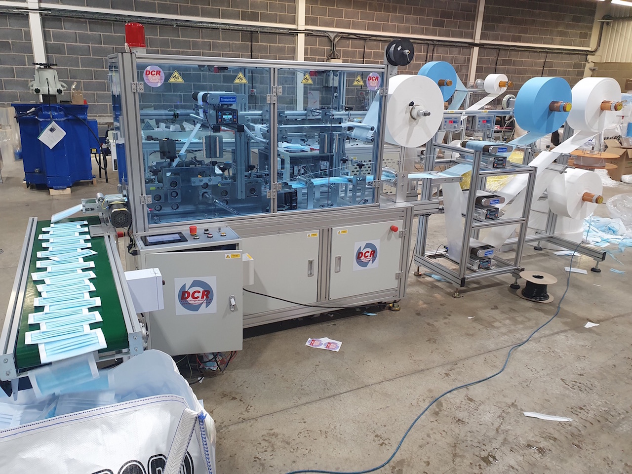 Photo of an DCR-MMM200 MASK MAKING MACHINE 200/M Industrial Sewing Machines