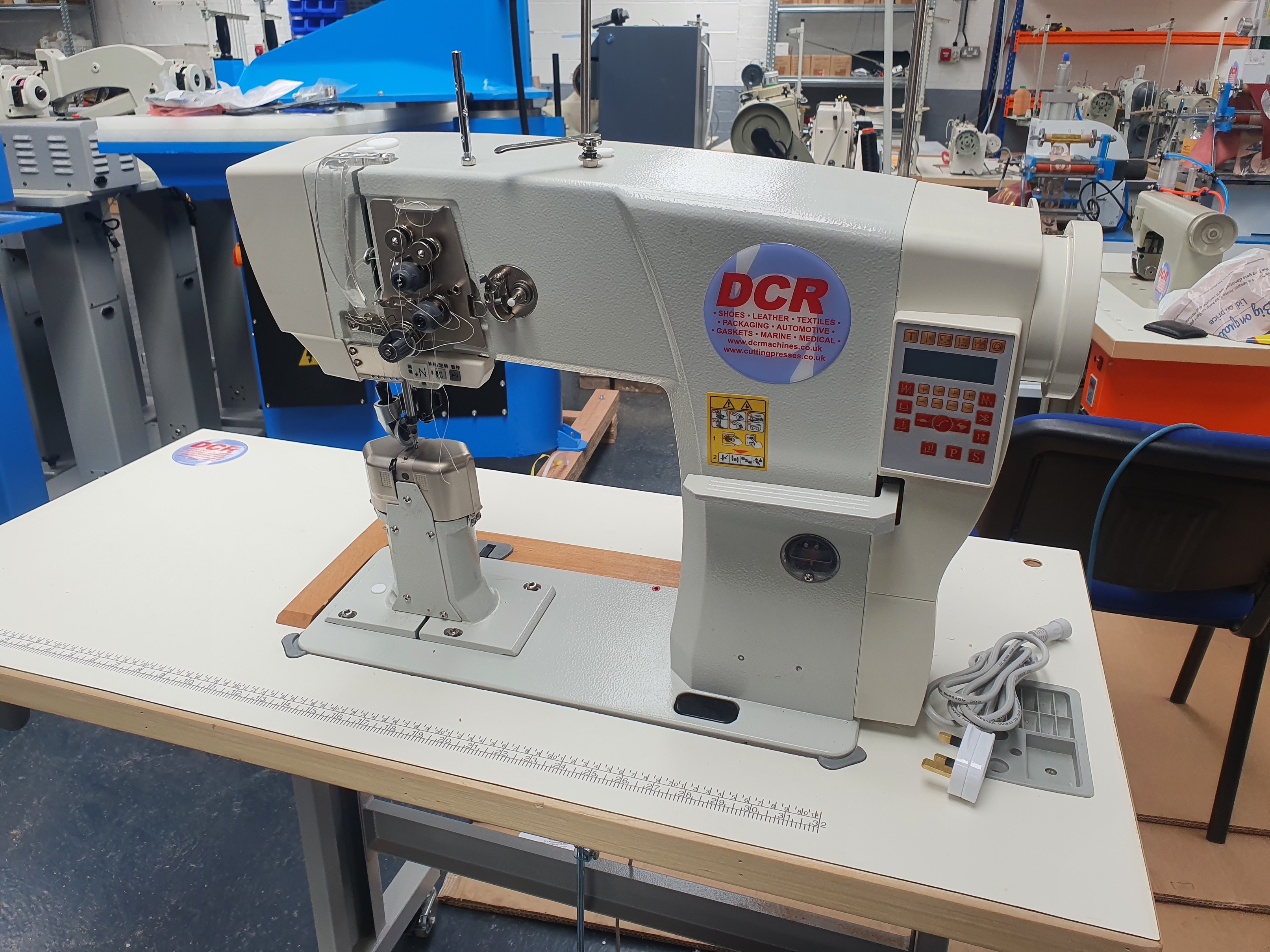 Photo of an DCR-1594 TWIN NEEDLE POST BED Industrial Sewing Machines